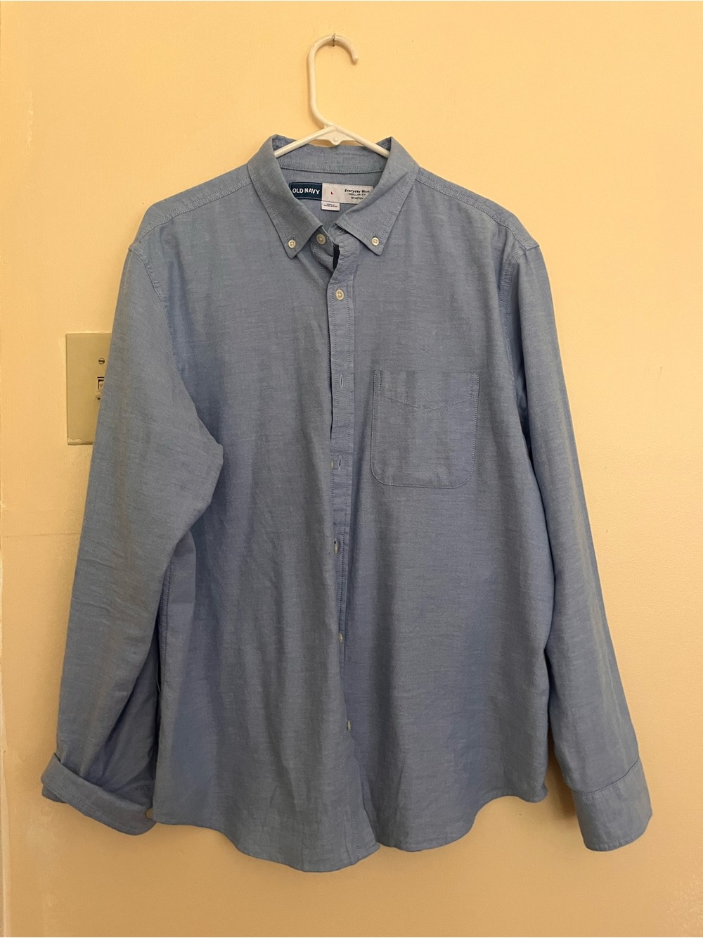Old Navy Men's Pale Blue Button-Down Shirt